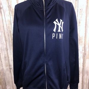 PINK NYY Zip Up Jacket